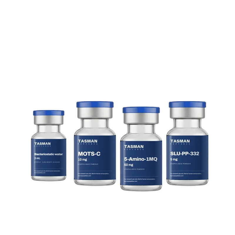 Metabolic trio: MOTS-C + 5-Amino-1MQ + SLU-PP-332