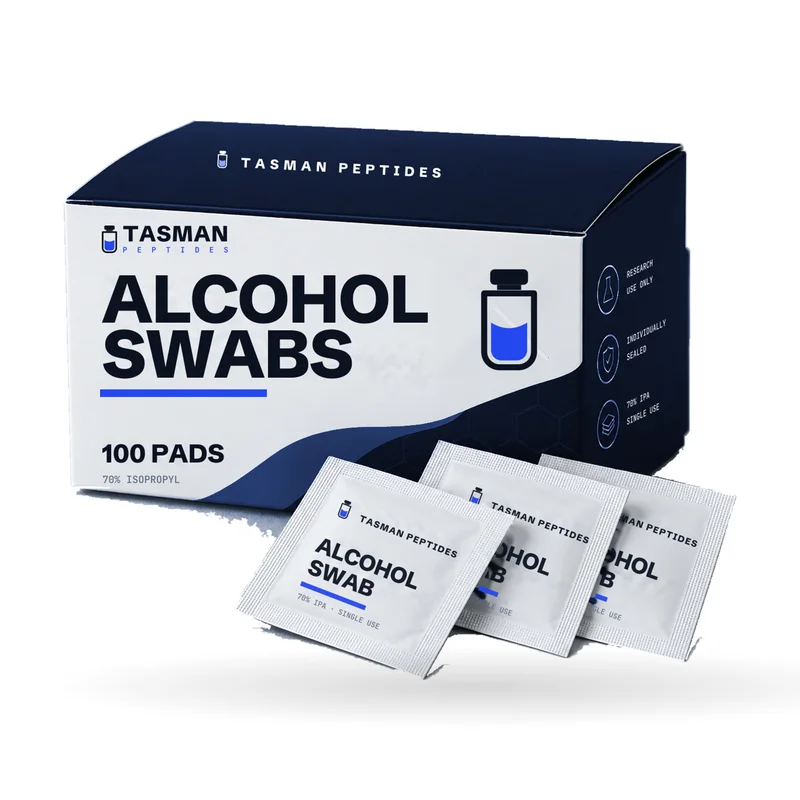 Alcohol swabs and sharps containers